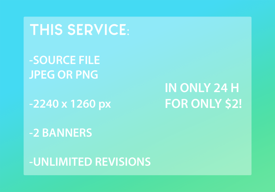 I will make great post banners for any blog!