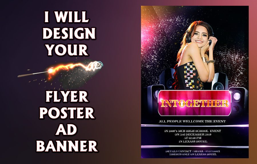 I will Design Flyer, Banner, Ad, Leaflet, Remaking and Editing Using Photoshop and Illustrator 
