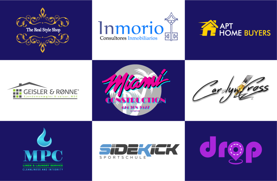 I will design modern minimalist professional business logo