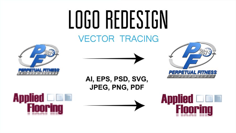 I will recreate, remake, redraw or redesign your logo in vector format 