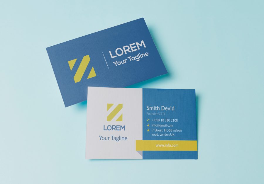 I will Design Minimal Business Cards for you