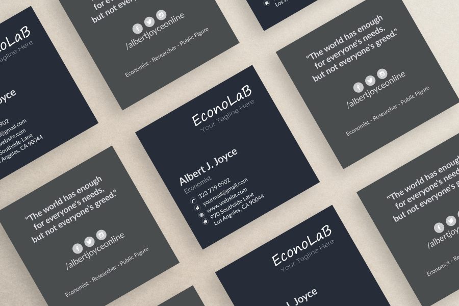I will Design Minimal Business Cards for you
