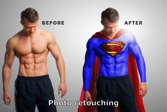 I will do photo retouching for you.