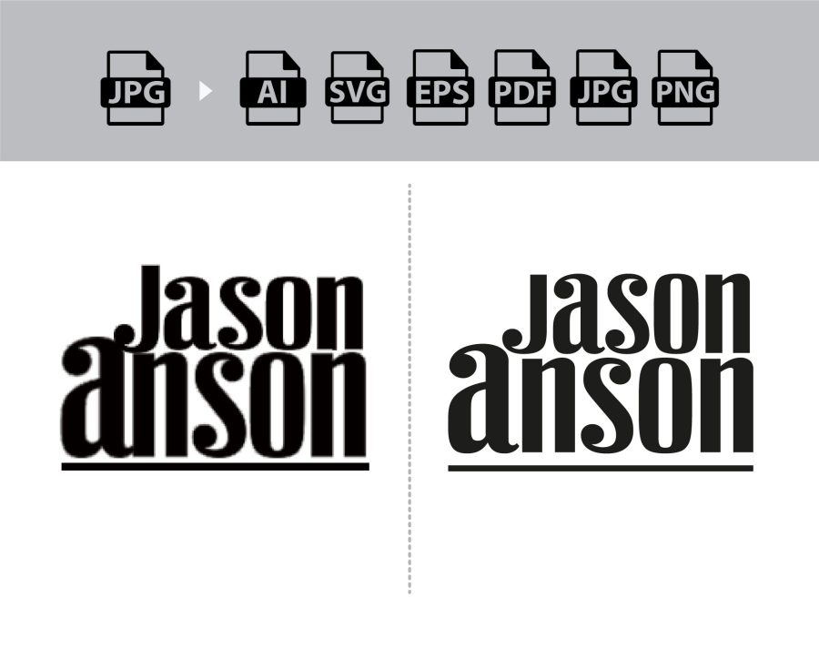 I can recreate, redraw logo or image to vector format