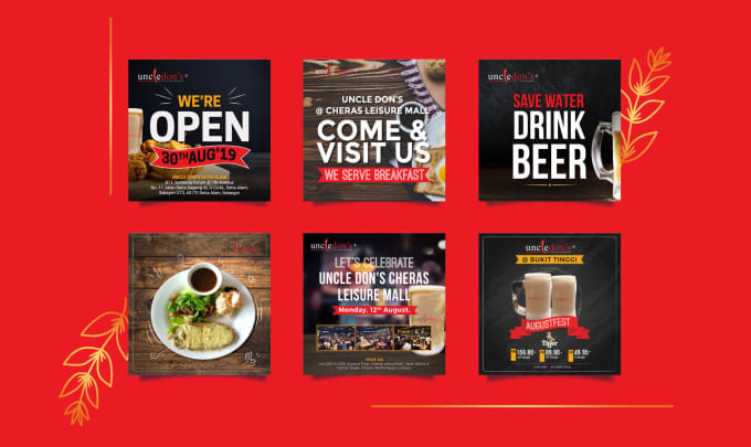I can design social media posts and banners within 12 hrs