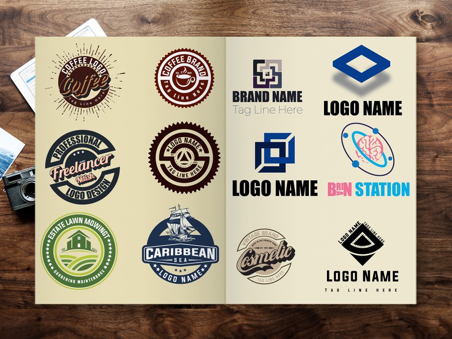 Create a unique vintage ,abstract and text logo design