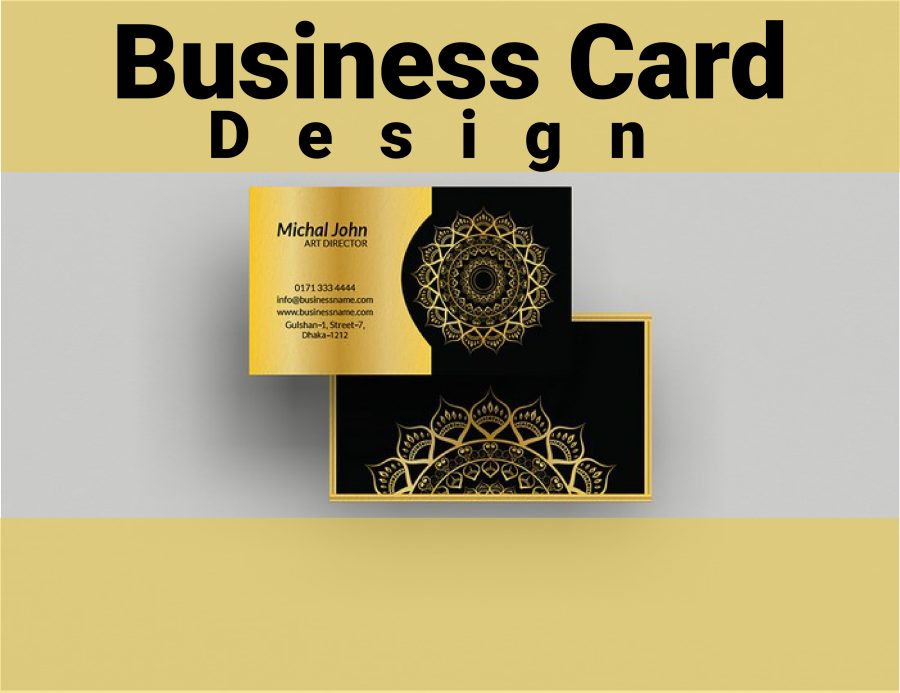 I am expert in professional business card design