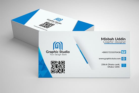 I will design minimal, elegant, unique business card with 2 concept.