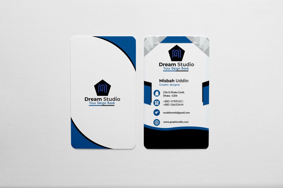 I will design minimal, elegant, unique business card with 2 concept.