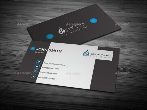 DESIGN STYLISH BUSINESS  CARDS WITH FREE PSD
