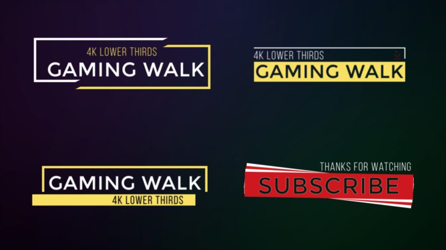 CREATE 3 PROFESSIONAL LOOKING 4K LOWER THIRDS or TITLES