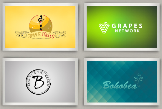 Make 2 Clean and Simple Logo Designs