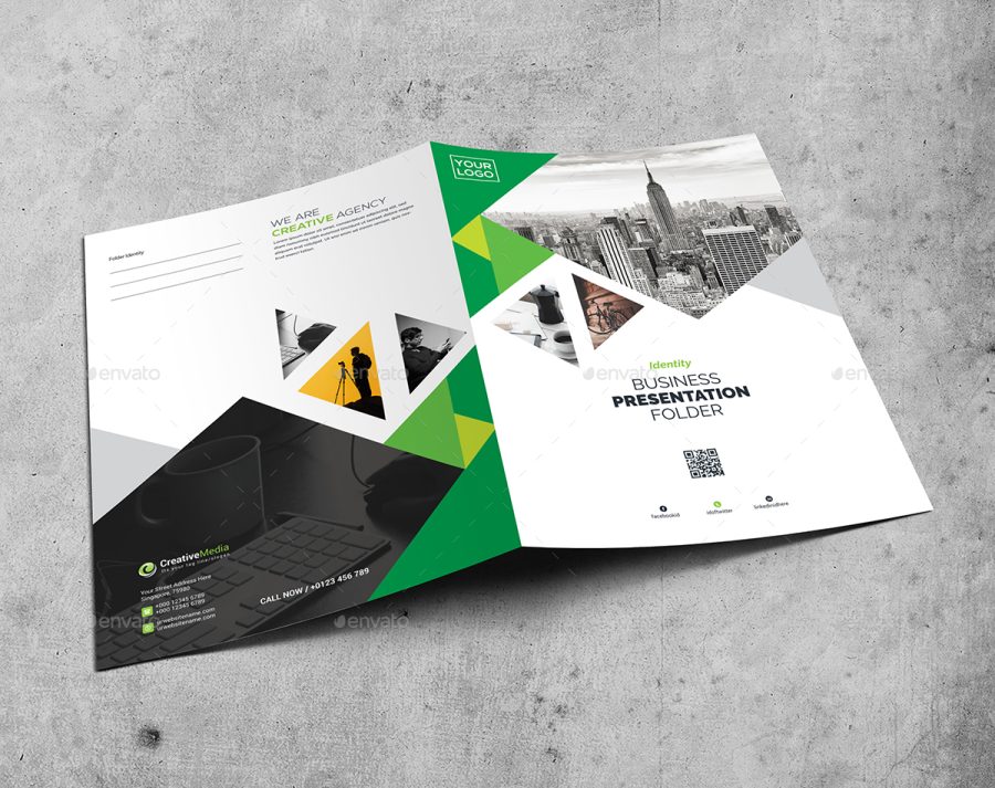 Design A Modern Presentation Folder For You