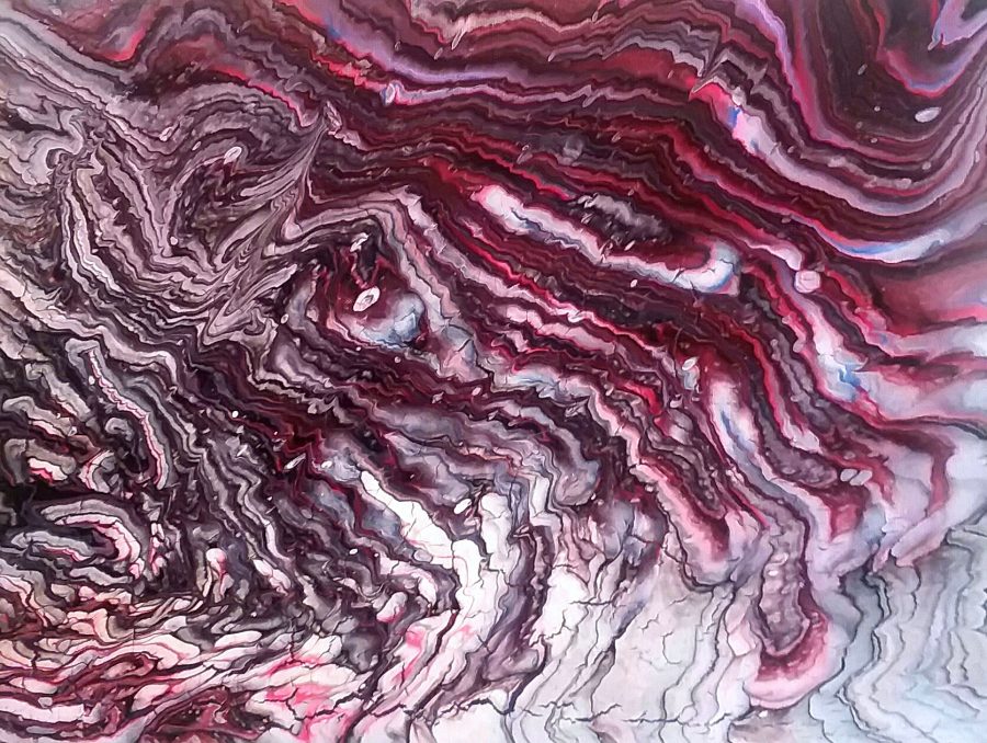 Crackled Red Artwork