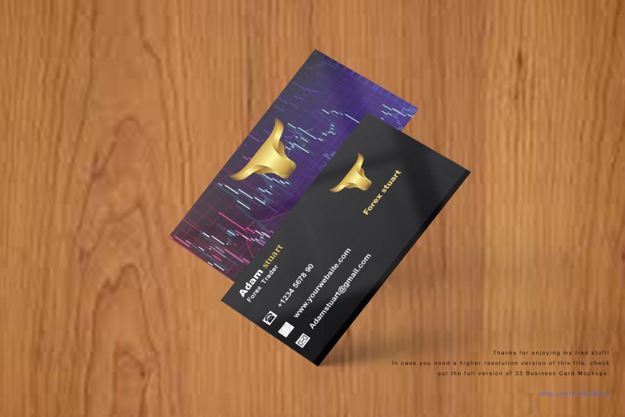 Professional a business card with high quality