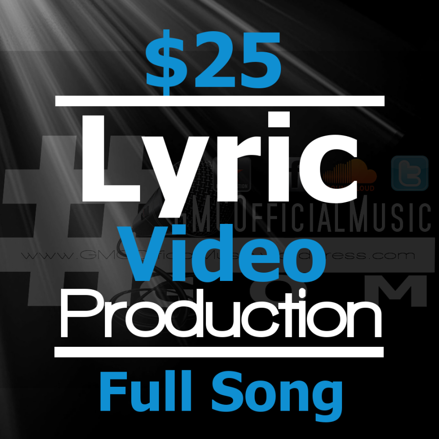 create a professional lyric video for your full song!