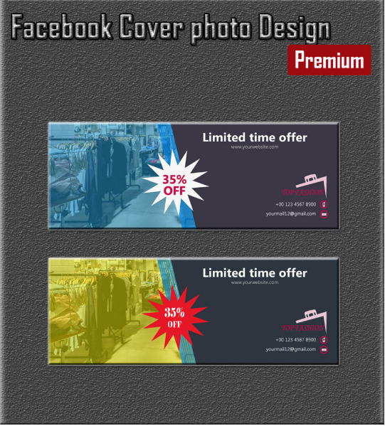 Design Creative Facebook Cover, Banner