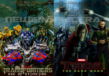 I will do movies gaming and manipulation posters
