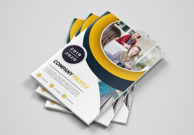 Design Company Profile Business Brochure,  Or Annual Report