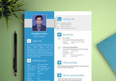 Design Professional Modern Cv Resume
