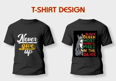 Design Modern Retro Style Typography Tshirt