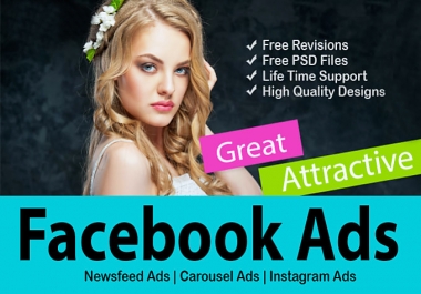 Design facebook page cover,  profile picture,  and business ads for social media