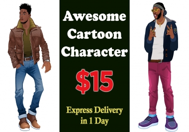 Draw Awesome Cartoon character