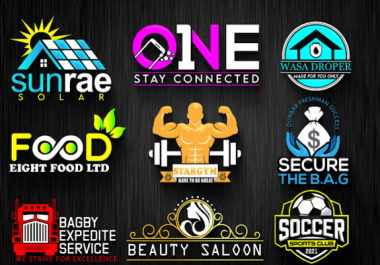 Create Clean and stylish professional Logo for your company