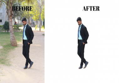 I will manually Removed Background from your 20 images