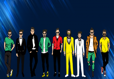 I will do a catchy Character illustration for your professional or personal use purpose