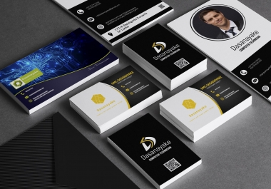 I will design professional business card with logo design