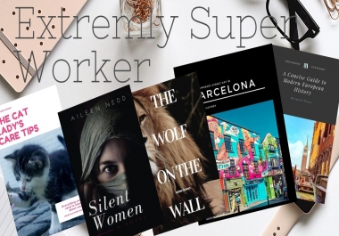 I will design most attractive EBook, kindle book, book covers 2020