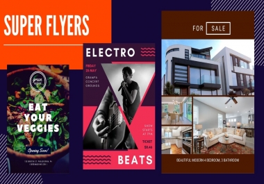 I wil design killer flyer to your company or web