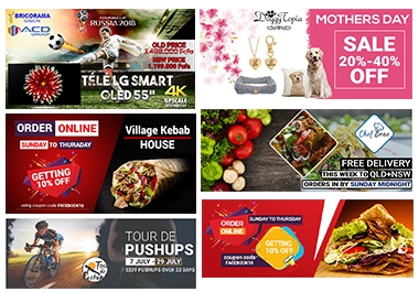 I will design professional website banner,  facebook cover and advertising