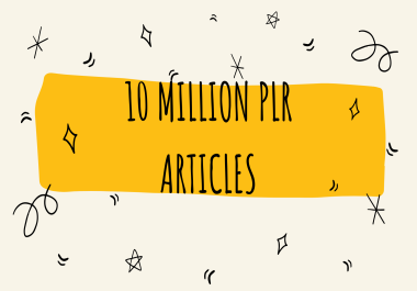 10M PLR,  8000 Ebooks,  6000 images,  2500 stock video