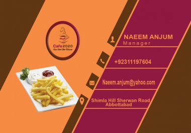 I will do create your professional business card design