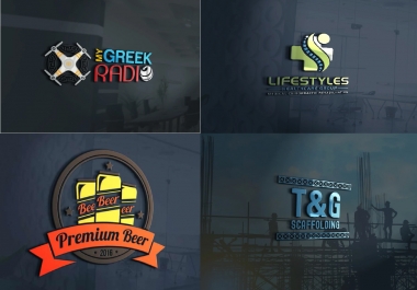 I will design an outstanding minimal logo with unlimited revisions