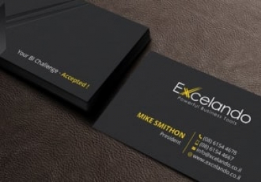 I will design luxury business card,  and unique modern business card design.