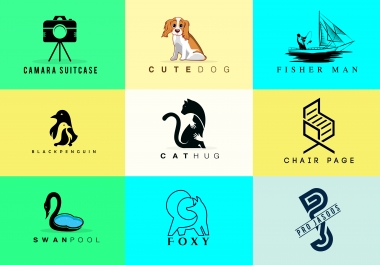 I will design modern minimalist logo for you business or website