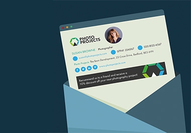 I will Design Professional Clickable html email signature