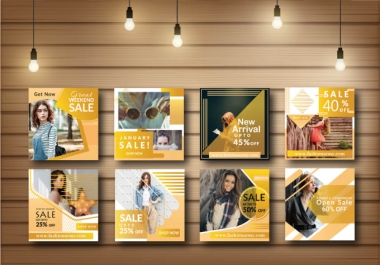 Design your premium quality instagram post and facebook post or social media ads
