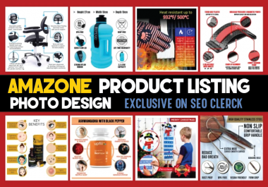 I will design super product listing images and banner for amazon and eBay