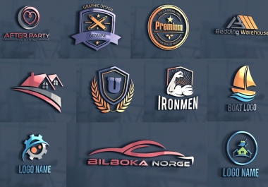 I will create professional logo design for your business website or blog
