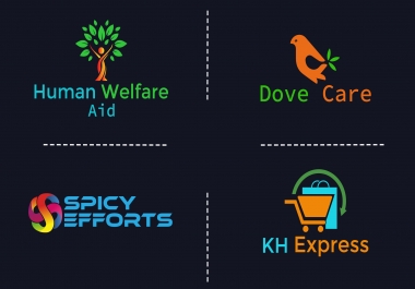 I will create a flat,  minimalist custom logo design