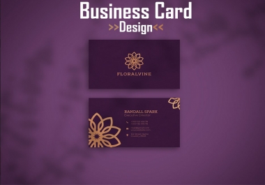 I am expert in professional business card design
