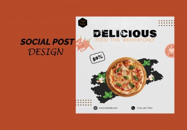 I am expert in social media post design