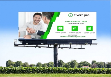 Do Eye Catching Banner Design And Billboard Design