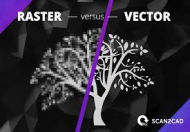 Convert 5 Logo or 5 image To Vector ai