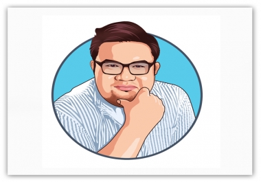 draw a cartoon portrait of YOURSELF
