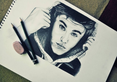 I am here to make sketch of your desired pic, fast sketch making services, sketch arting